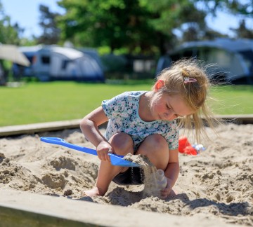 Kampeerplaats met speelgelegenheid
